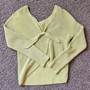 Lemon Colored Sweater